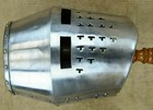 Medieval Knight Templar Helmet Vintage Crusader Warrior Armor Collectible