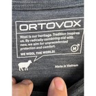 Ortovox Merino Wool Blend Heather Gray T-shirt Sz M Outdoors Hiking Camping