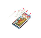 Set Of 8 Match Boxes Classic Tiger Label Vintage Style Matchbox Holder Box