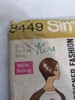 Vtg Simplicity Pattern 8449 Dress Lowered Waistline Jacket Lined Miss 12 Cut  68