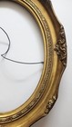 Gilded Gold Wood Vintage Victorian Picture Photo Frame  Approx  12x9 Oval