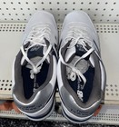 New Balance 574 Mens Leather Spikeless Golf Shoes Size 15 4e Wide White Blue