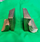 Set Pm Craftsman Brass Bookends Mid Century Modern Decor - Vintage  Mid 50 s