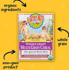 Earth s Best Organic Infant Baby Cereal  Whole Multi-grain  8 Oz  Box
