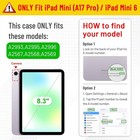 Case For Ipad Mini 7  a17 Pro  Fully-body Rugged Heavy Duty Shockproof Cover