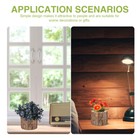 2pcs Window Box Planter Planters Wooden Vases Desktop Planter