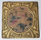 Antique Italian Handmade Florentine Gilded Gold floral Wooden Portait Hinged Box