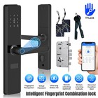 7-in-1 Smart Door Lock App Biometric Fingerprint Touch Password Keyless Keypad