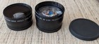 Telephoto And Wide Angle Adapter Lenses W 58mm Thread  Japan  Very Nice