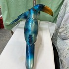 Two Metal Toucans  9 5    H X 17    Long