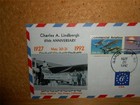 1992 Lindbergh 65th Anniversary Solo Transatlantic Flight Cover - Photo Cachet