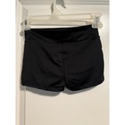 Danskin Shorts Girls Size 7 8 Medium Black Freestyle Wide Waistband Athletic