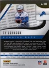 2019 Panini Prizm  399 Ty Johnson Rc - Fb