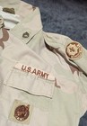 Vintage Desert Storm Army Jacket Xl Regular With Original Patches