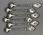 Royal Rose By Wallace Sterling Silver Set Of 6 Iced Teaspoons 7 75 