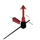 Automatic Movement Red Fish Stainless Steel Watch Hands Set For Nh35 Nh36