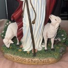 The Good Shepherd By Danbury Mint Figurine Statue Jesus Holding Lamb