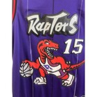 Nike Toronto Raptors Vince Carter 15 Purple Pinstripe Nba Jersey Mens Medium