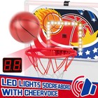 Basketball Arcade Game Set Indoor outdoor With Led Scoring And Cheer Sounds     