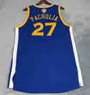 Zaza Pachulia 2017 Nba Finals Game Worn Jersey Warriors Photo-matched Meigray