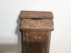 Vintage Victorian Cast Iron Verticle Wall Mount Mailbox Read