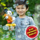 Mickey Mouse Action Bubble Blower Toy With Nontoxic Solution For Kids Fun