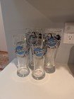 Limited Edition Blue Moon Beer Glass Set  16oz   20oz  - Set Of 4