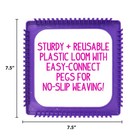 Ultimate Weaving Loom Kit For Kids 25 Projects 378 Colorful Loops 7 5x7 5 In