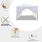 2 Pcs 10 x30  Party Canopy Tent Outdoor Waterproof With 8 Removable Walls White