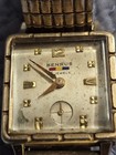 Vintage Benrus 10k Gold Filled Watch With Stretch Band  Manual  Works  