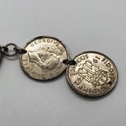 Various Six Pence Coins Junk Drawer Lot 50  Silver For Parts