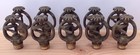 Antique Brass 1928 Rockwood Fire Sprinkler Head Model D 160  Vintage Lot Of 10