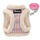 Dog Harness And Leash Set Soft Warm Fleece Vest For Small Dogs Puppy Cat Walking