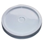 10-pack 1 Gallon Plastic Pails Heavy Duty White Small Paint Buckets With Lids