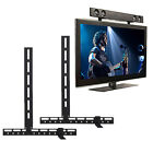 Adjustable Sound Bar Playbar Speaker Tv Bracket Vesa Mount Holder Capacity 22lbs