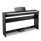      Donner Ddp-50 Lite Wooden Digital Piano 88 Weighted Keyboard With Stand Pedal