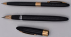 Vintage Sheaffers 14k Gold White Dot Fountain Pen   Pencil Set With Box
