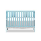 Dream On Me Synergy 5-in-1 Convertible Crib In Aqua Sky  Greenguard Gold