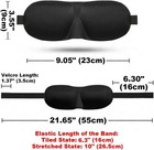 Travel 3d Eye Mask Sleep Soft Padded Shade Cover Rest Relax Blindfold