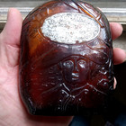 1919 Paul Jones Spiritus Frumenti Whiskey Flask Emb Ships   Captain