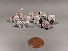 Harlequin Animals Porcelain French Feves