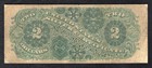 Fr  242 1886  2 Two Dollars    hancock    Silver Certificate Currency Note Very Fine