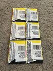Batman Trading Cards 1989 - Topps Lot Of 6 Unopened Packs  1st Series Vintage