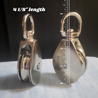 Single Sheave Swivel Eye Pulley 4 1 8  Length 3 4  Swivel Eyelet   2 Count  Zinc