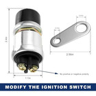 Push Button Starter Switch  12v 50a Waterproof Momentary Car Black  1pcs