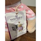 New Warmies Baby Doll Plush Pink White Polka Dot Lavender Scented Microwaveable