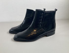 Florsheim Royal Imperial Vintage Mod Beatle Boots Zip   Button Spain Nos Sz 9d