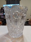 Vintage Bohemian Czech Republic 24  Lead Crystal Ice Bucket