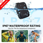 Insmy Wearable Bluetooth Speakers Ip67 Waterproof Clip On Small Small  Black