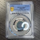 Pr67 1964 Bulgaria 2 Leva Silver Proof  Pcgs Trueview- Bright Rainbow Toned